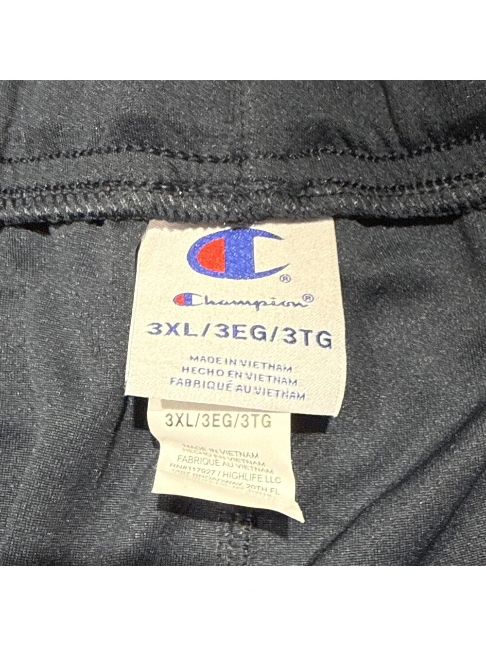 Champions 10 inch Core Training Men's Shorts 3XL Navy Blue NWT